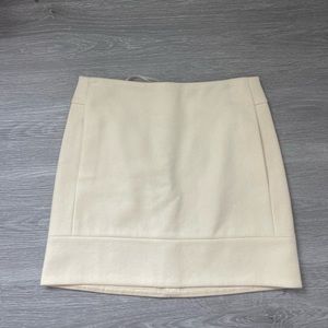 J crew wool mini skirt